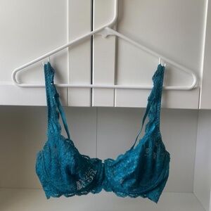 Cosabella Never Say Never Prettie Bra- 36B - Blue Curacao